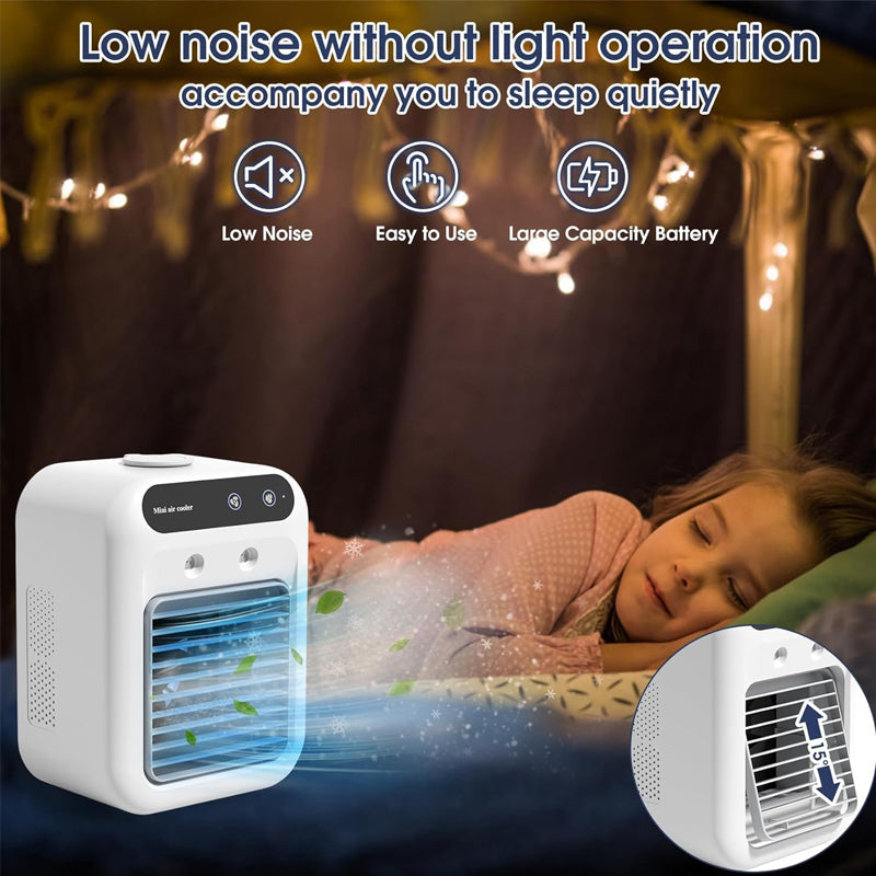 Mini Portable Air Conditioner Cooler Humidifier