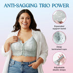 💖✨ Bequemer BH mit Spitzen-Design & Frontverschluss – Perfekt für Alltag & Entspannung! ✨💎