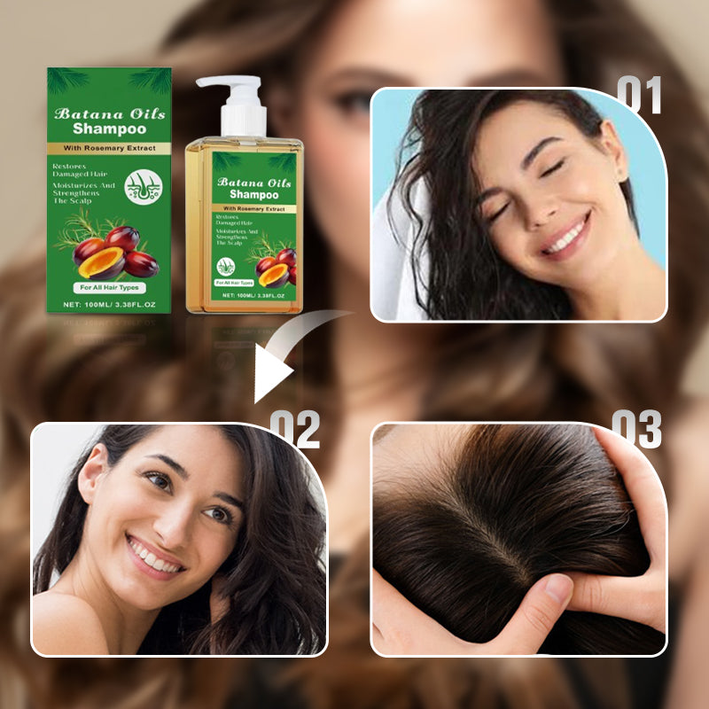 🌸3 kaufen2 gratis👧✨Batana Öl Shampoo mit Rosmarin-Extrakt