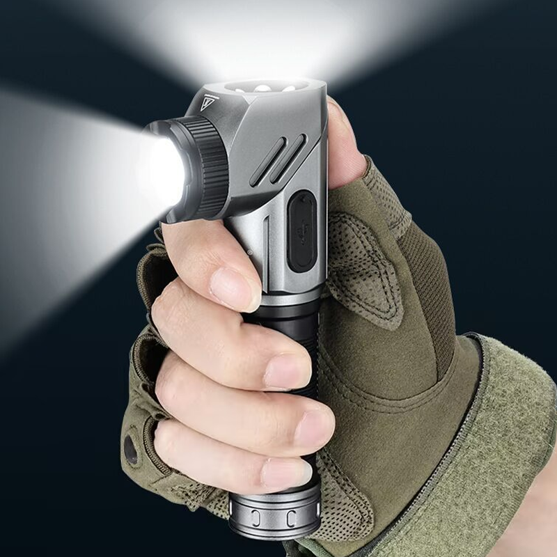 1500 Lumen 90-Grad-Taschenlampe mit Magnetfuß