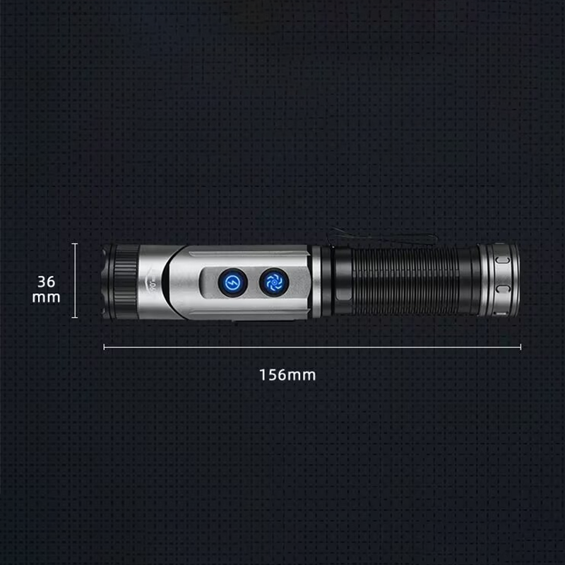 1500 Lumen 90-Grad-Taschenlampe mit Magnetfuß