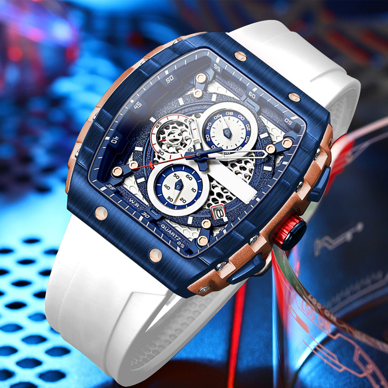 🔥Cyberpunk-Stil im futuristischen Design⌚Multifunktionale Herren-Quarzuhr【kostenloser Versand】