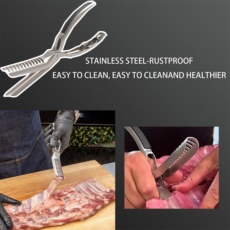 Edelstahl-Schäler für BBQ-Rippchen