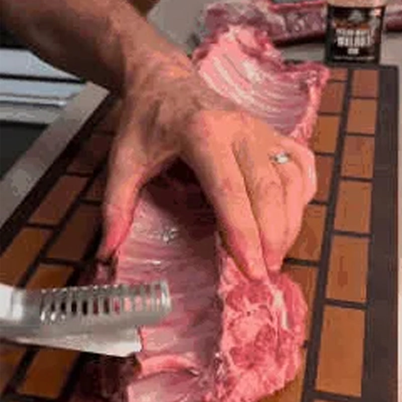 Edelstahl-Schäler für BBQ-Rippchen