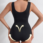 Doppelreihiger, formgebender Damen-Bodysuit