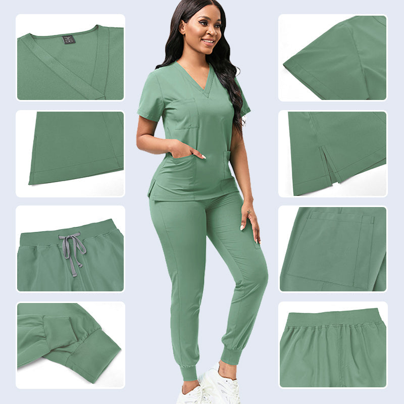 Bequeme und funktionale Performance-Arztkleidung-Set
