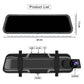 🚘📹 Brillante Full-HD Dashcam mit Touchscreen & Rückfahrkamera – Parküberwachung, Nachtsicht, einfache Installation. Maximale Sicherheit für jeden Fahrer! 🚗💡