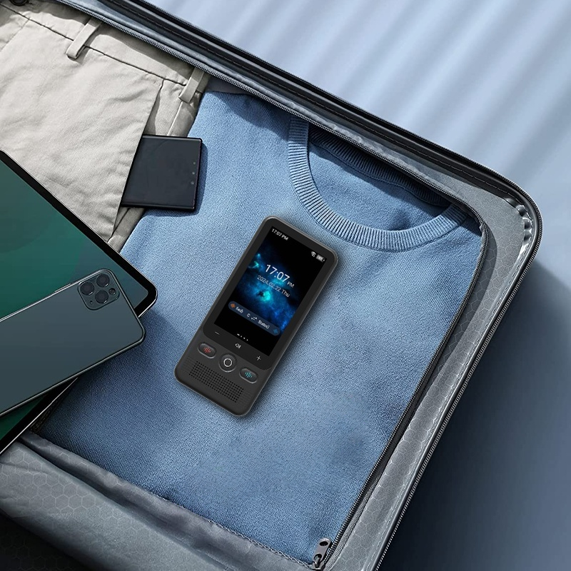 📢📢 60 % RABATT!! ⏰📲 Tragbares 2-in-1-Übersetzungsgerät – Echtzeitübersetzung, 🌍 138 Offline-Sprachen, 🔋 Extrem lange Akkulaufzeit | Perfekt für Weltreisende ✈️