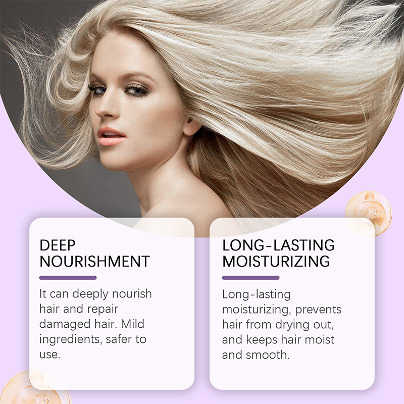 🎀🎀Tiefenreparatur & Glanzwunder🎁🎁Violette Haarkur für gesundes, seidiges Haar