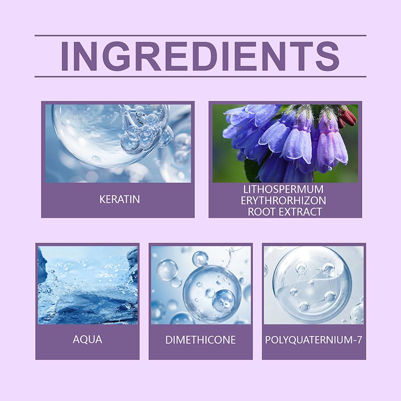 🎀🎀Tiefenreparatur & Glanzwunder🎁🎁Violette Haarkur für gesundes, seidiges Haar