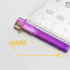 Dual-sided bolt measurement card (stainless steel)