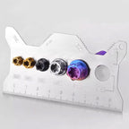 Dual-sided bolt measurement card (stainless steel)