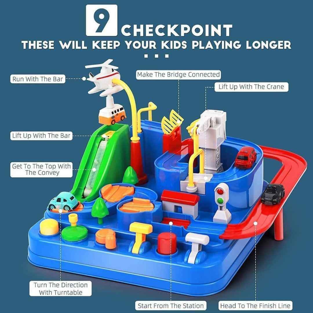 ⏳Begrenzte Zeit 50% Rabatt🔥Abenteuer Stadt - Lernspielzeug für Kleinkinder