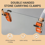 Zweihändige Steintrageklammern