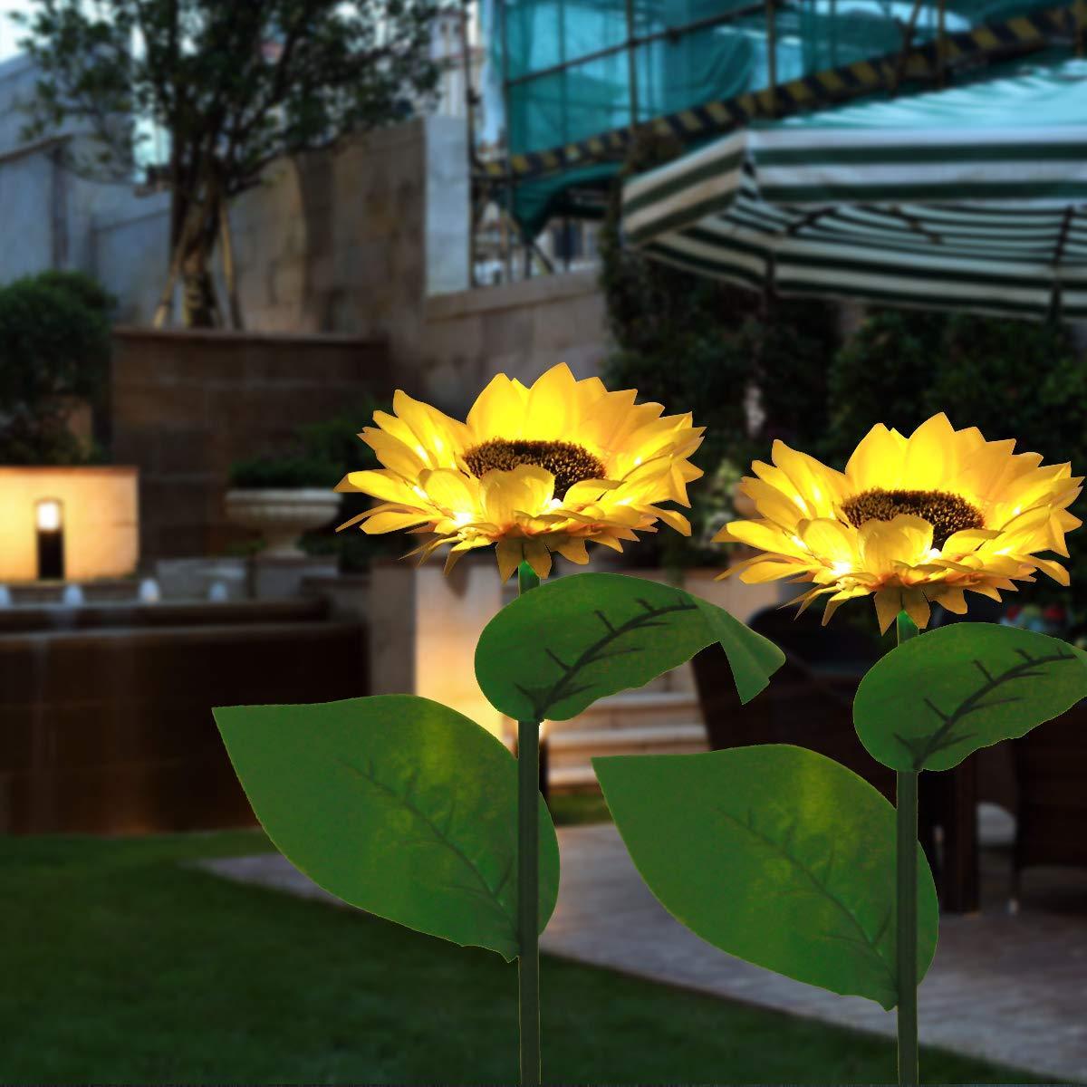 🌞🌻 Wasserdichte Solar-Sonnenblumenleuchten 🌱✨ für Beet & Garten – automatisch leuchtend, langlebig, jetzt im Angebot