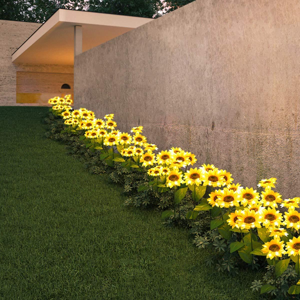 🌞🌻 Wasserdichte Solar-Sonnenblumenleuchten 🌱✨ für Beet & Garten – automatisch leuchtend, langlebig, jetzt im Angebot