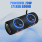 🔥🎵 2-in-1 Magnetischer Teilbarer Bluetooth-Lautsprecher 20W Stereo-Sound, IPX5 wasserdicht, 24h Akku – perfekt für Outdoor & Party 💥🔊