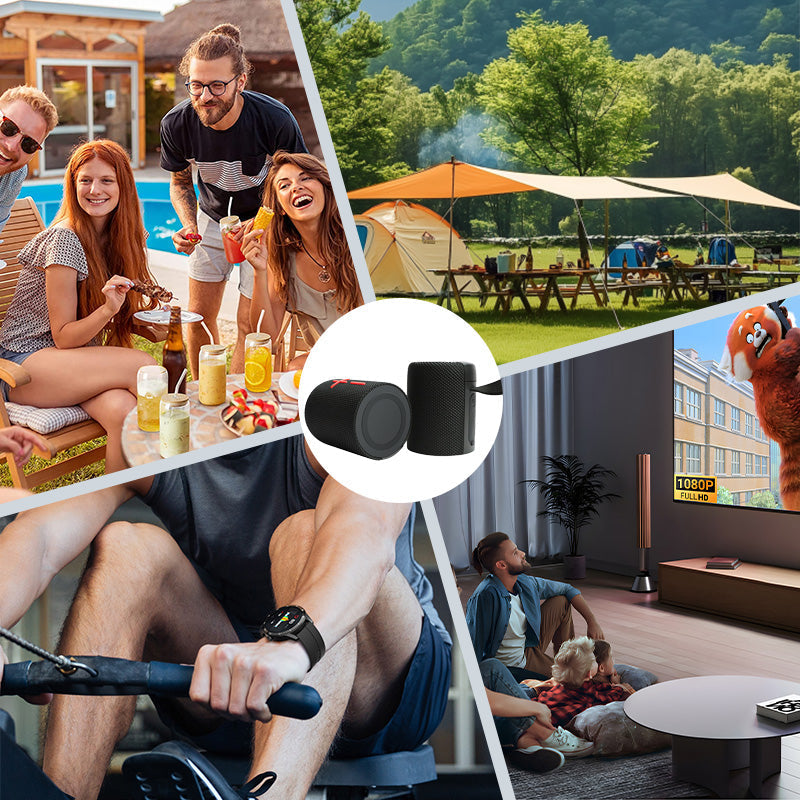 🔥🎵 2-in-1 Magnetischer Teilbarer Bluetooth-Lautsprecher 20W Stereo-Sound, IPX5 wasserdicht, 24h Akku – perfekt für Outdoor & Party 💥🔊