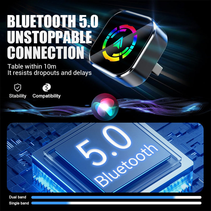 💥64 % Rabatt⚡2-in-1-Funkadapter für iPhone und Android Auto