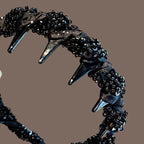 💖2025 Neues Design✨Schwarzer Haarreif mit Perlen für den Alltag