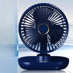 Tragbarer wiederaufladbarer Tischventilator mit oszillierender Funktion