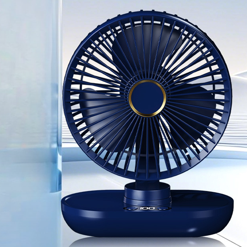 Tragbarer wiederaufladbarer Tischventilator mit oszillierender Funktion