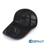 🧢☀️ LIMITIERTES ANGEBOT: 50% RABATT! ⚡🌀 Baseballkappe mit Solarventilator – 360° drehbar, 16h Laufzeit, UPF50+ – ideal für Garten, Wandern & heiße Tage