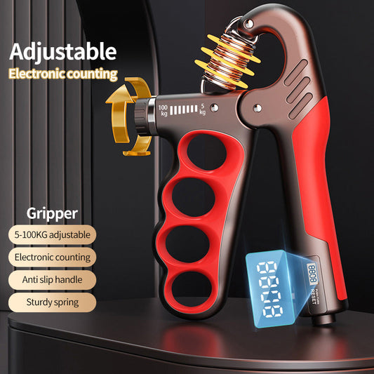 💪🔥 Verstellbarer Handtrainer mit digitalem Zähler – präzises Training für Kraft und Ausdauer zu Hause! 💯✨ Starker Griff, messbare Erfolge.