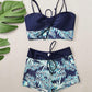🌊Limited Time 50% Off - Bedruckter zweiteiliger Badeanzug für Damen