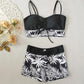 🌊Limited Time 50% Off - Bedruckter zweiteiliger Badeanzug für Damen