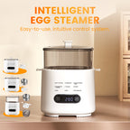 🥚🎁 Mini-Eierkocher mit Smart Touch – 6-in-1 Multifunktion, energiesparend & nachhaltig ✨🔥 Perfekt für Frühstück und Kochen！