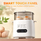 🥚🎁 Mini-Eierkocher mit Smart Touch – 6-in-1 Multifunktion, energiesparend & nachhaltig ✨🔥 Perfekt für Frühstück und Kochen！