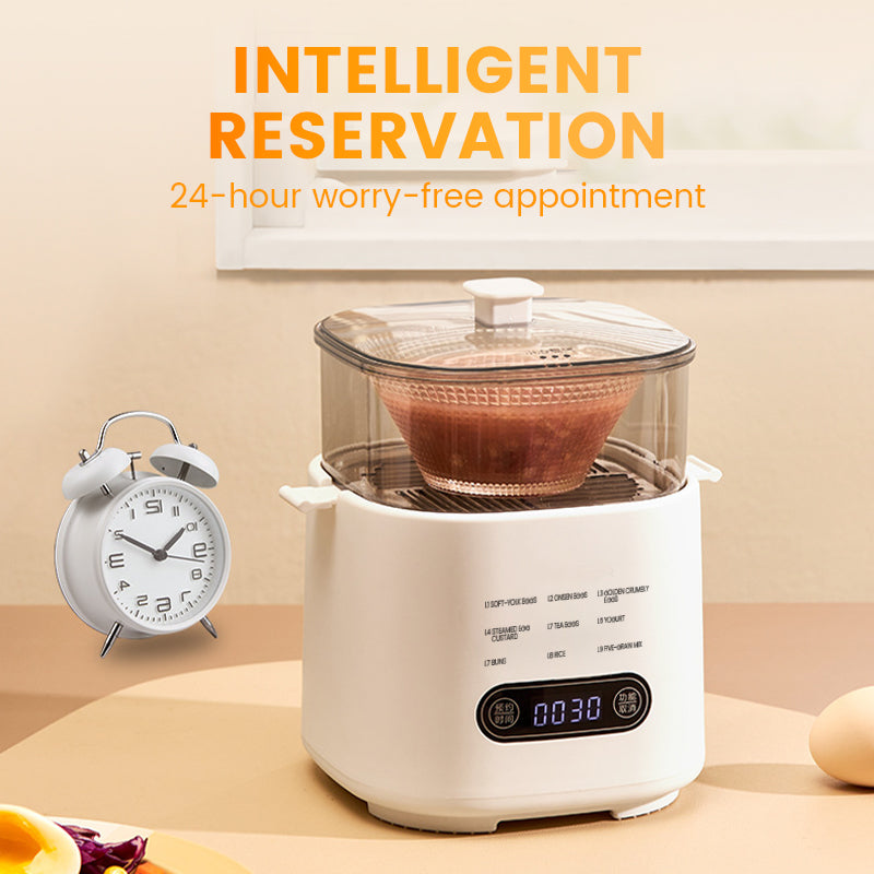 🥚🎁 Mini-Eierkocher mit Smart Touch – 6-in-1 Multifunktion, energiesparend & nachhaltig ✨🔥 Perfekt für Frühstück und Kochen！