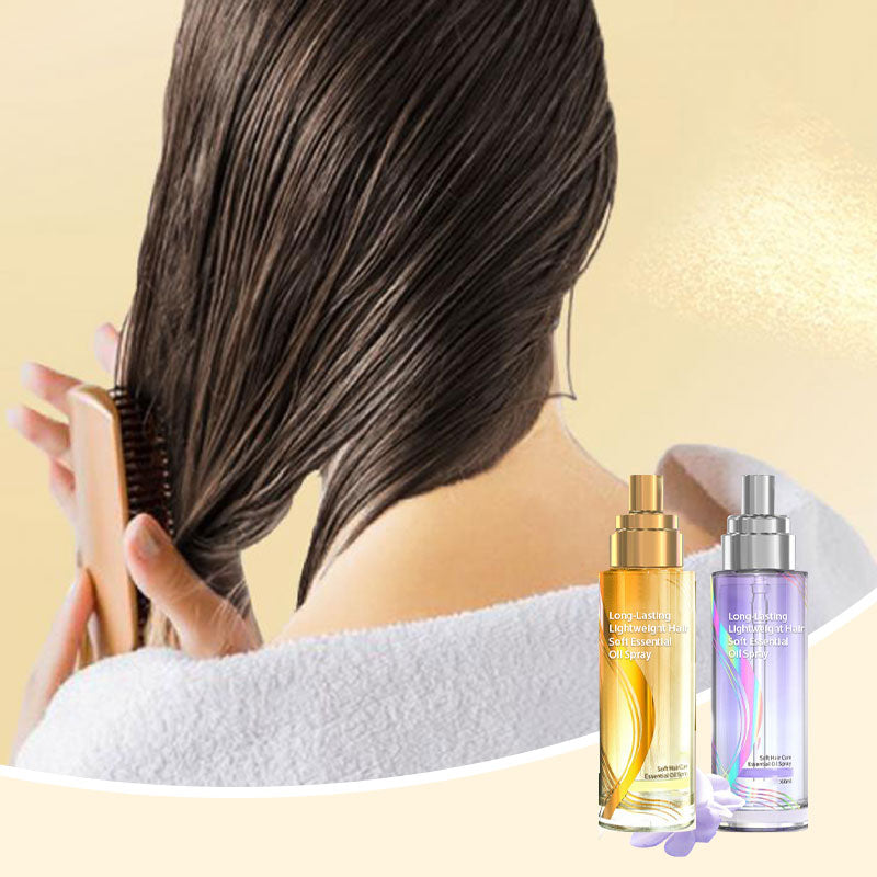 🔥✨Kaufen Sie 1 und erhalten Sie 1 gratis🌸Essentielles Öl Spray Leicht und Weich Lange Dauer für Haare✨