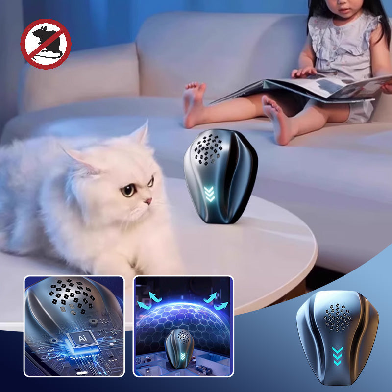 🧠⚡ AI Smart Sonic Pulse Nagetiervertreiber – Intelligente Schädlingskontrolle ohne Chemie! 🐭🚫 Jetzt -50 %!