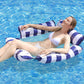 Inflatable Stripe Pool Float Lounge Chair
