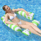 Inflatable Stripe Pool Float Lounge Chair