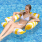 Inflatable Stripe Pool Float Lounge Chair