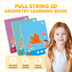 🔥Neue Upgrades👶Pull String 3D Geometry Lernbuch