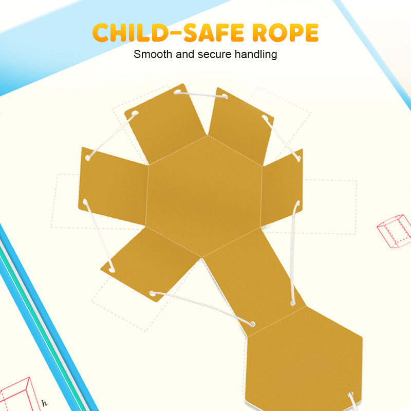 🔥Neue Upgrades👶Pull String 3D Geometry Lernbuch