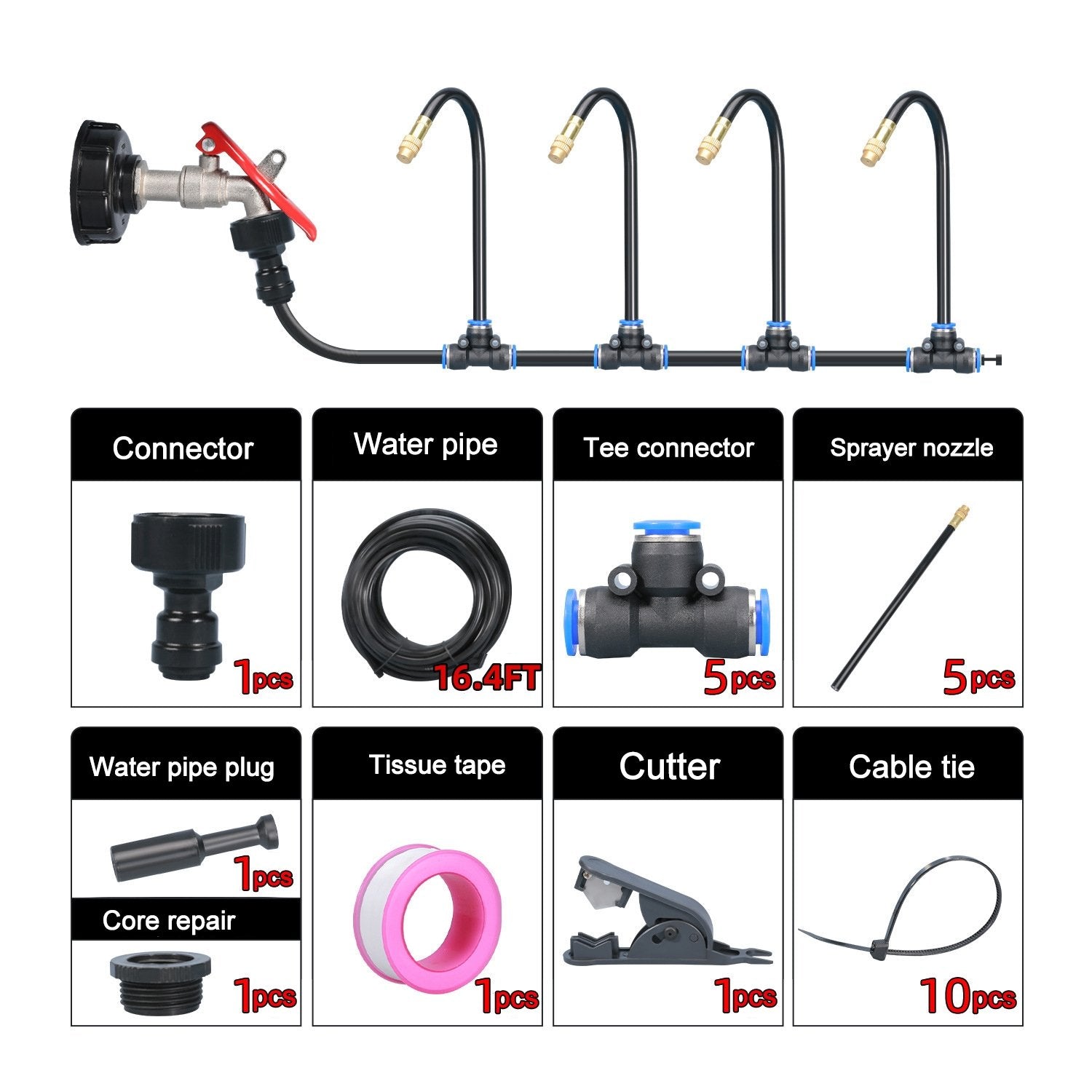 💦🌿 Smartes Sprinkler-Set – Verstellbare Düsen, flexibler Schlauch, 360°-Abdeckung 💧⚙️ Komplettset für Rasen & Beet, wassersparend, Dauerregen-Effekt. 50% RABATT – begrenzte Zeit!