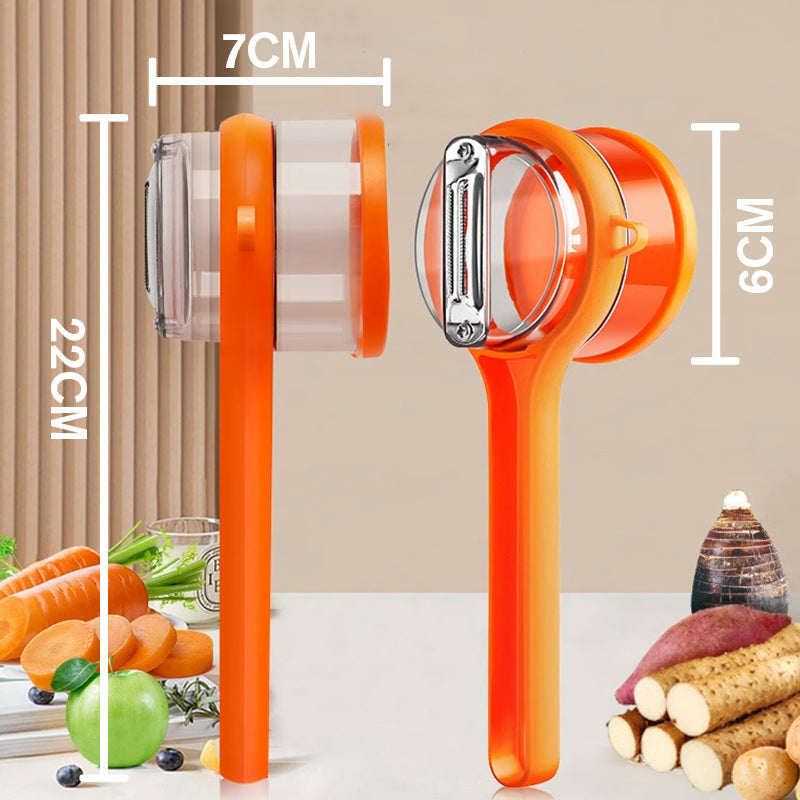 2-in-1-Schäler mit Aufbewahrungsbox