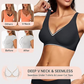 🚀50% Rabatt🌸Nahtloser Push-up-BH mit tiefem V-Ausschnitt und ohne Bügel✨