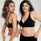 🚀50% Rabatt🌸Nahtloser Push-up-BH mit tiefem V-Ausschnitt und ohne Bügel✨
