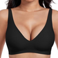 🚀50% Rabatt🌸Nahtloser Push-up-BH mit tiefem V-Ausschnitt und ohne Bügel✨