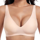 🚀50% Rabatt🌸Nahtloser Push-up-BH mit tiefem V-Ausschnitt und ohne Bügel✨