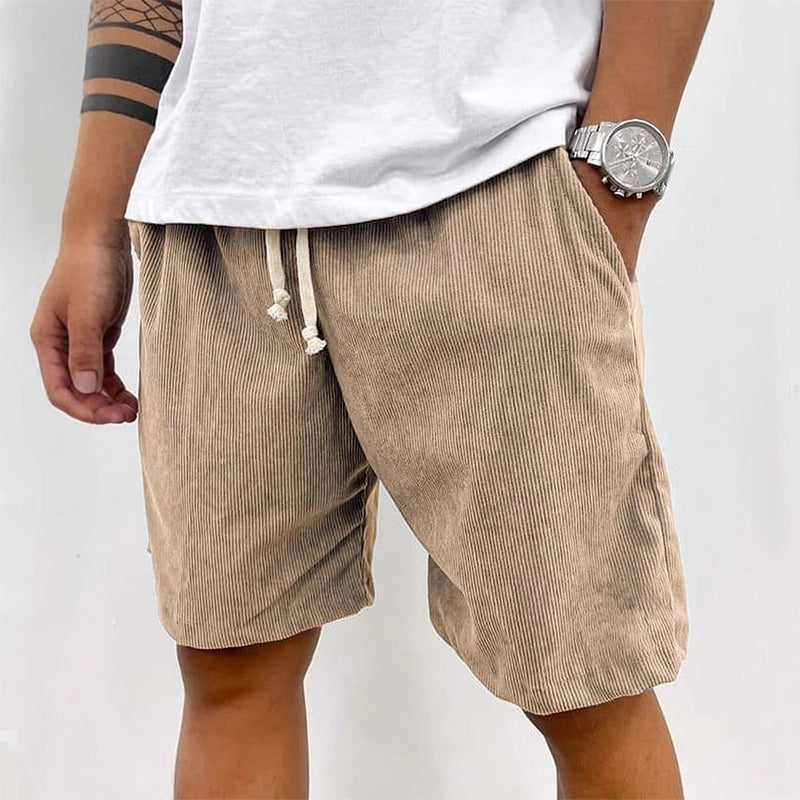 Herren lässige, lockere Shorts mit Kordelzug