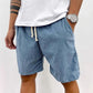 Herren lässige, lockere Shorts mit Kordelzug