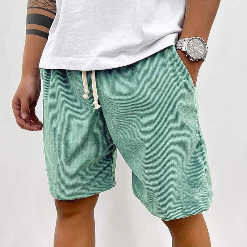 Herren lässige, lockere Shorts mit Kordelzug