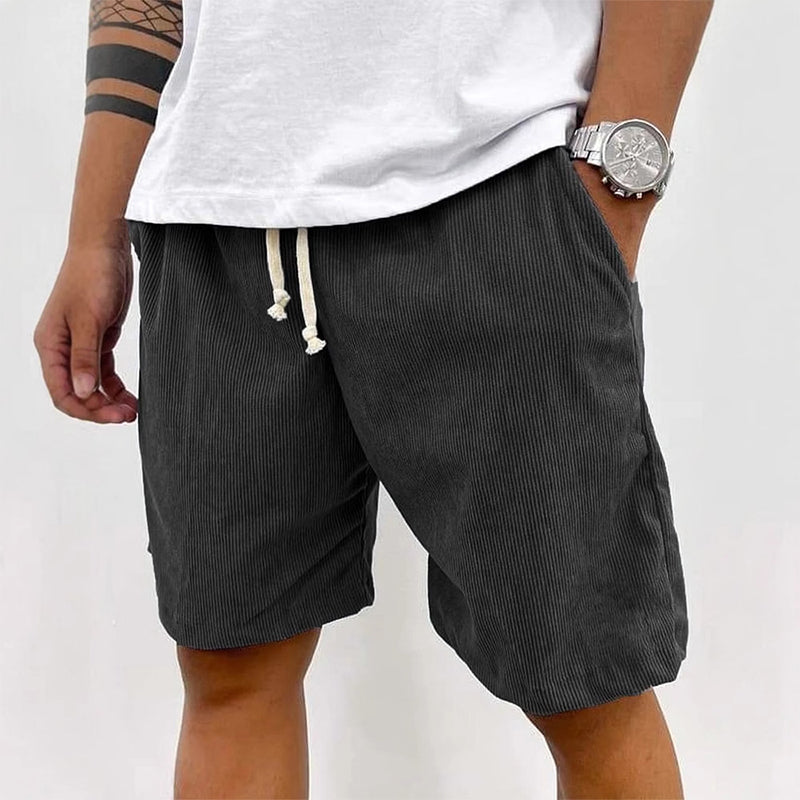 Herren lässige, lockere Shorts mit Kordelzug